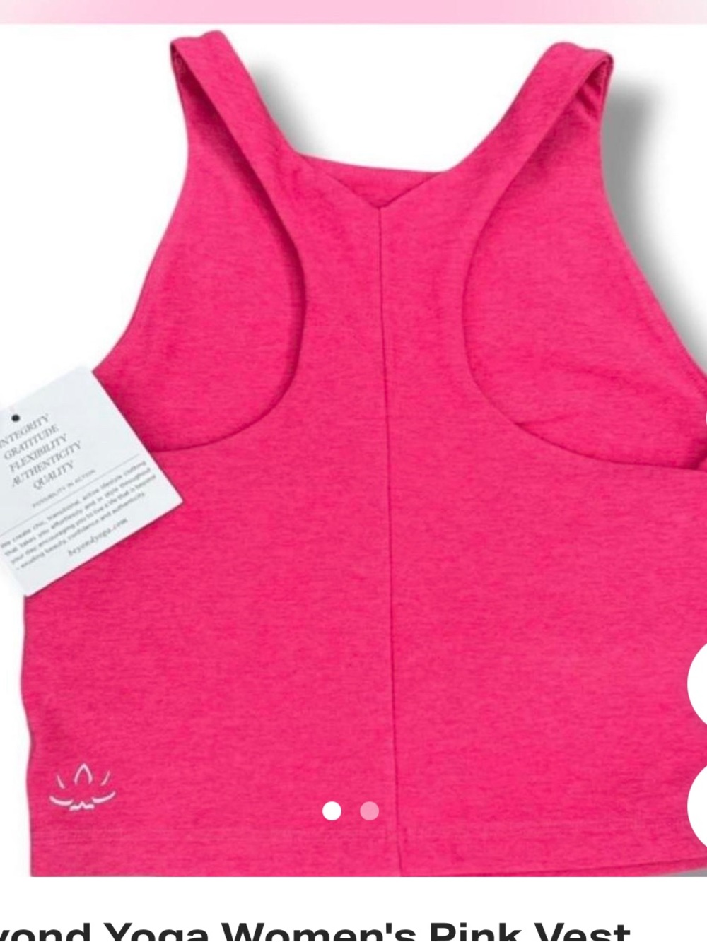 Beyond Yoga Racerback Tank Top - Pink